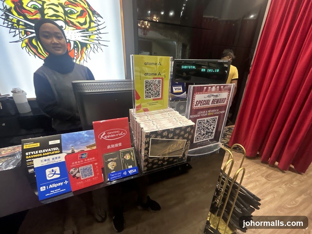 Payment and Rewards Display