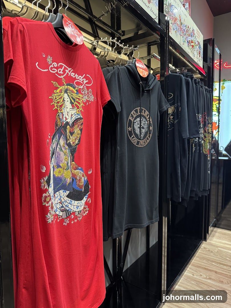 Ed Hardy Apparel Display