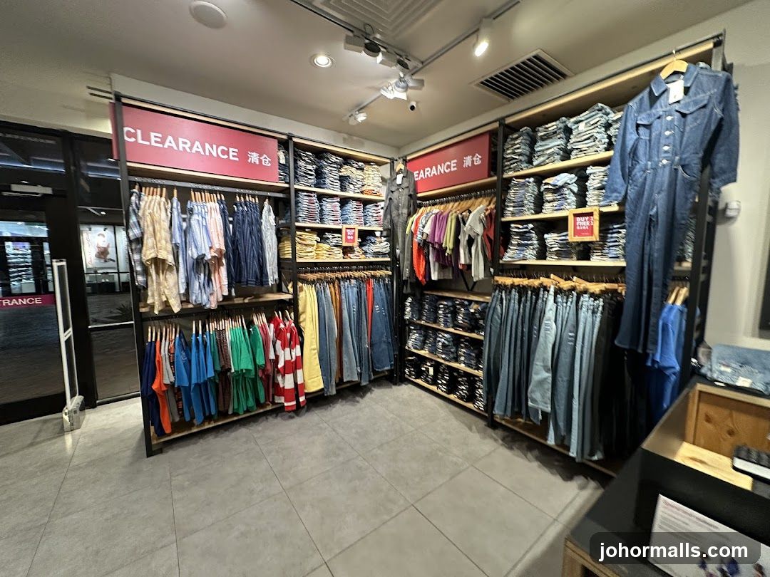 Clothing Store Clearance Section