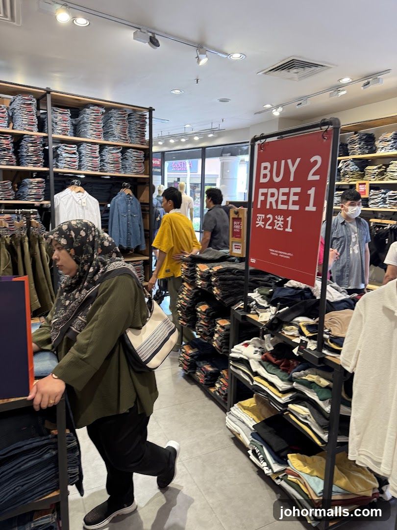 Clothing store sale
