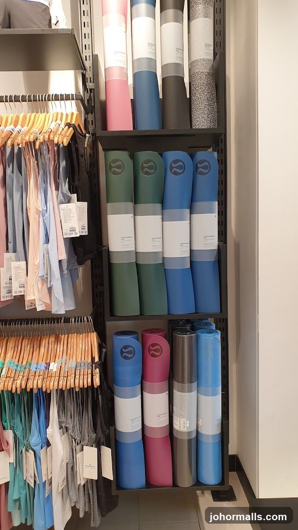 Yoga Mats and Apparel Display