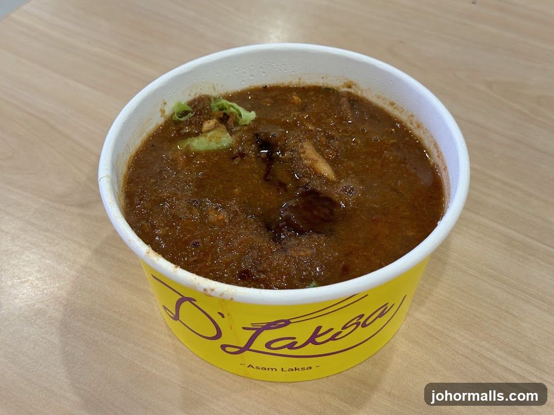 Asam Laksa in a Bowl