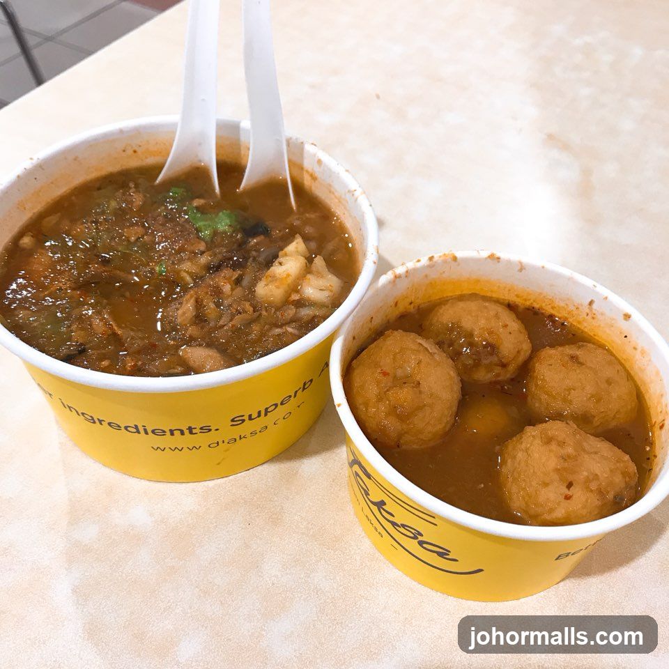 Laksa and Fish Balls