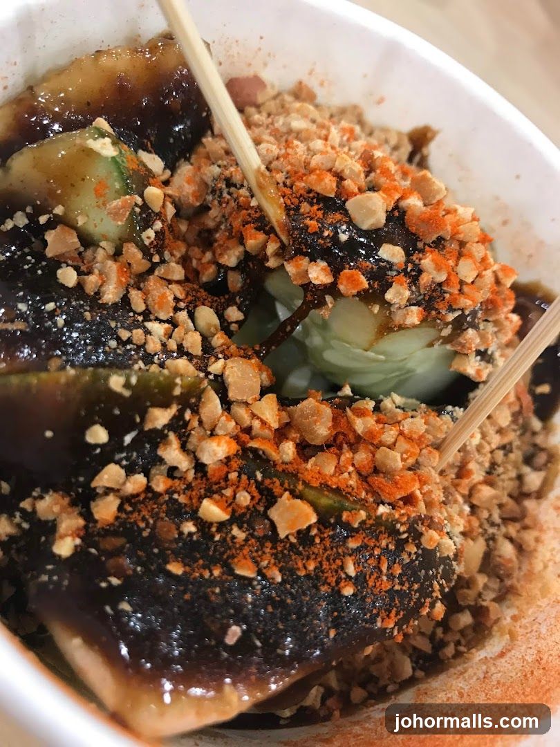 Rojak with Peanuts and Chili Powder
