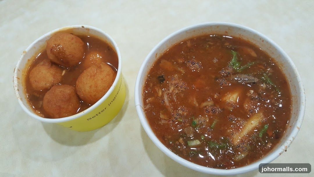 Two bowls of soup