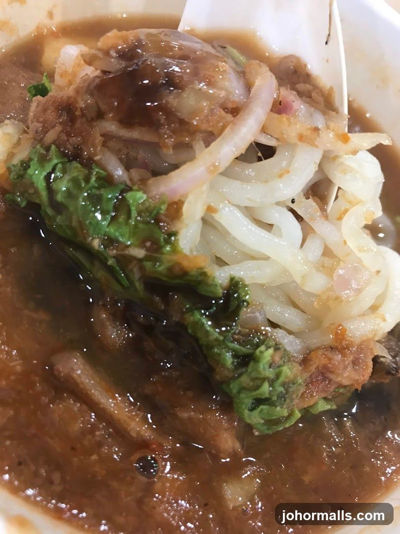 Close-up of Laksa