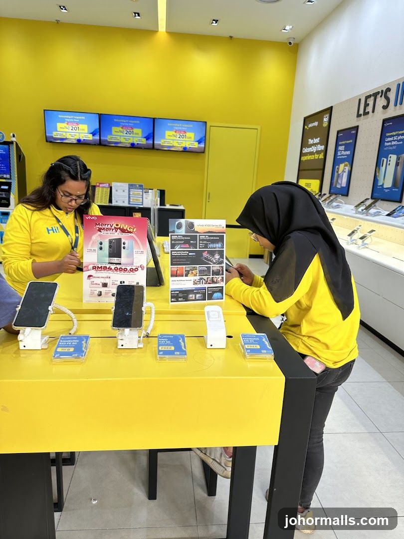 Mobile Phone Store Display