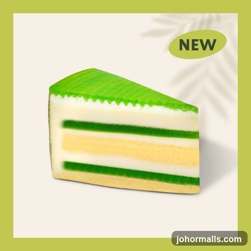 Slice of layered cake
