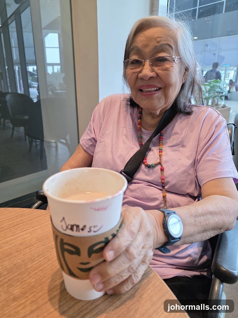 Woman with coffee cup