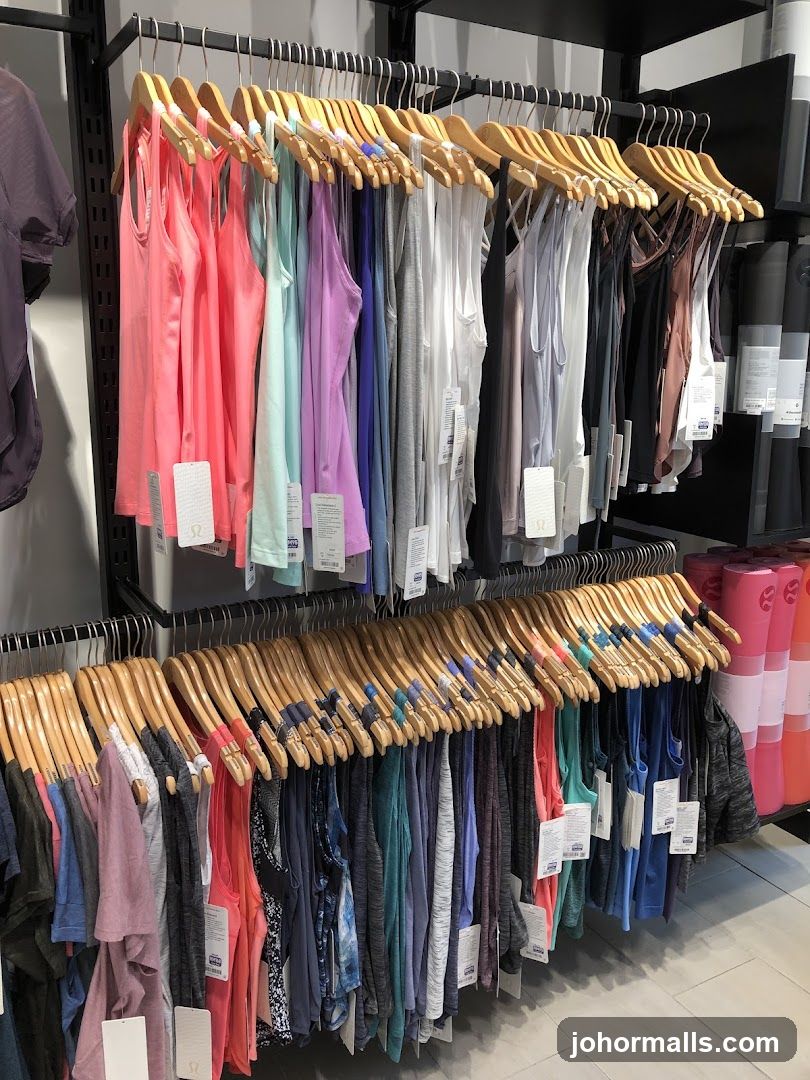 Athletic Apparel Display