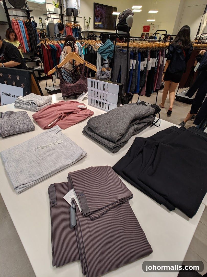 Athletic Apparel Display