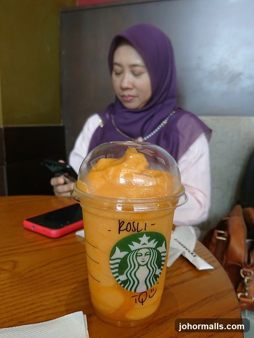 Orange Frappuccino with Name