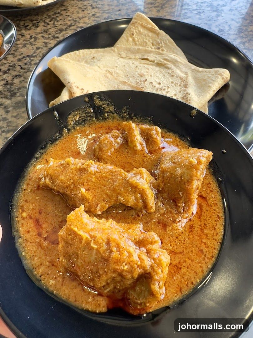 Chicken Curry with Flatbread