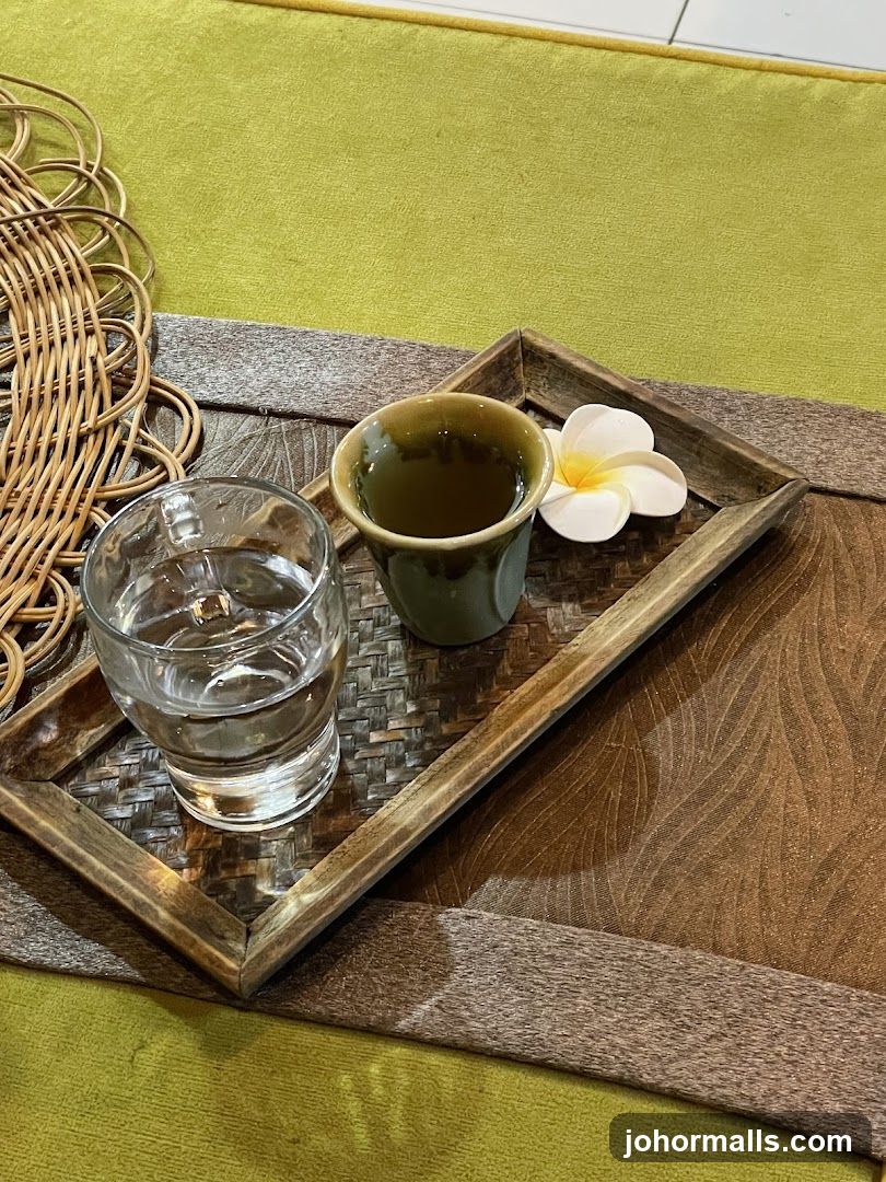 Welcome Drink and Flower