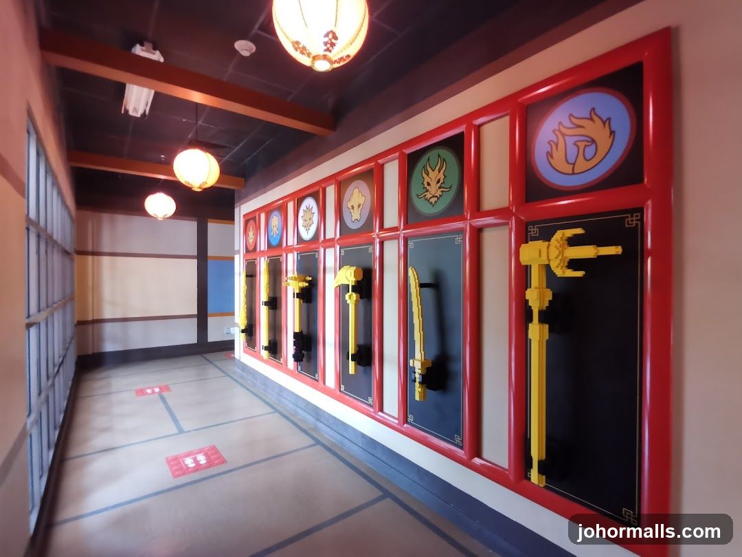 Ninjago Weapons Display