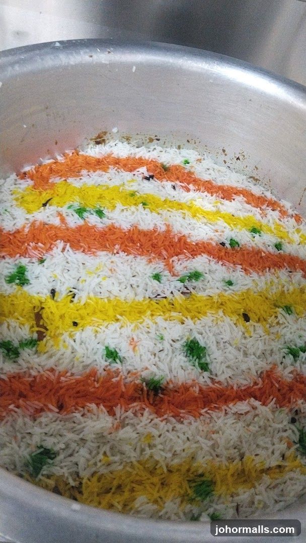 Layered Rice Dish