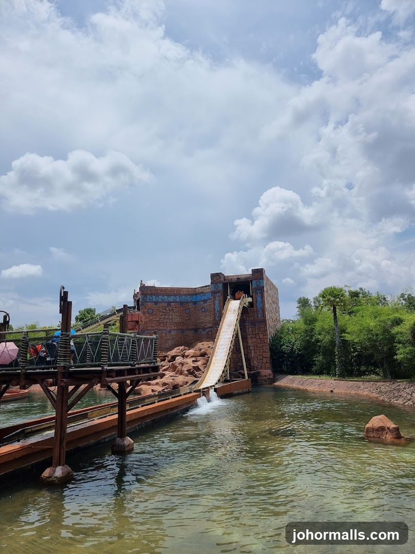 Water Ride at an Amusement Park