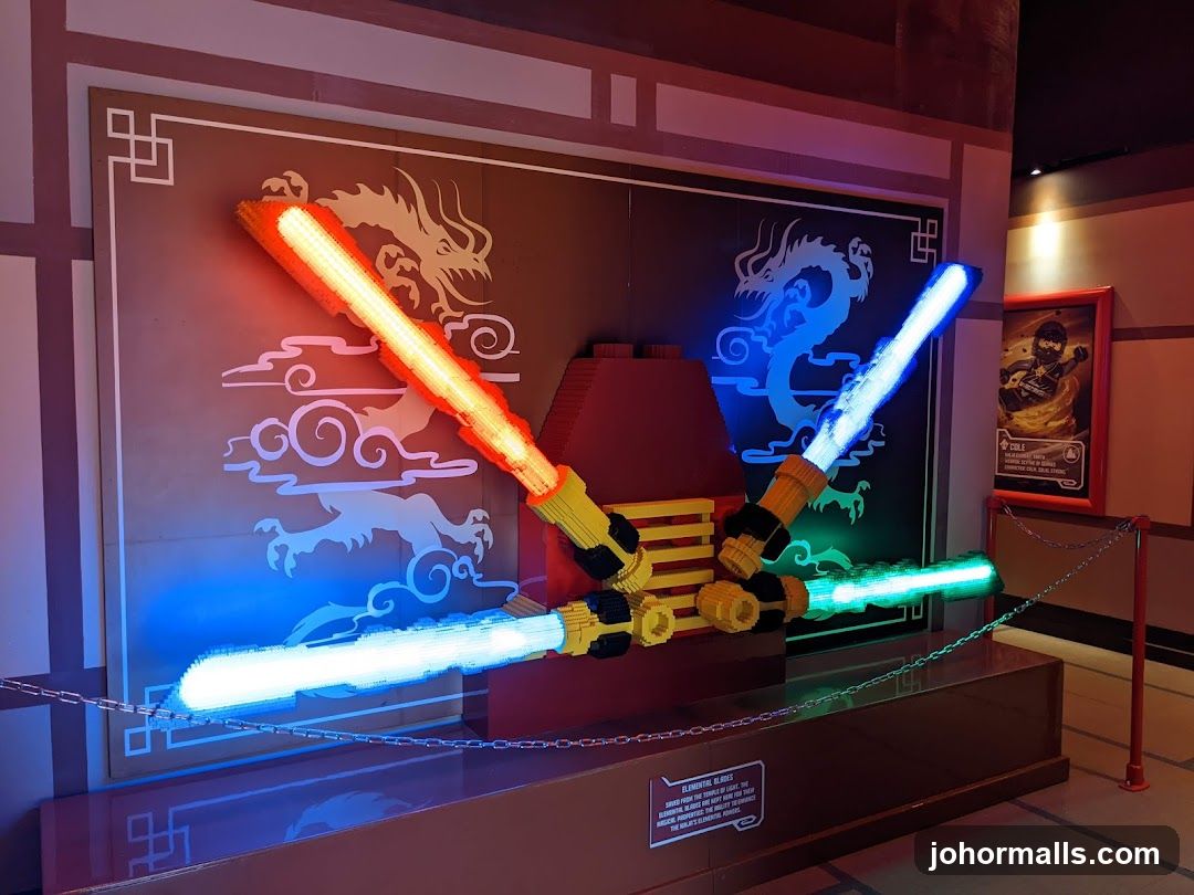 Lego Elemental Blades Display