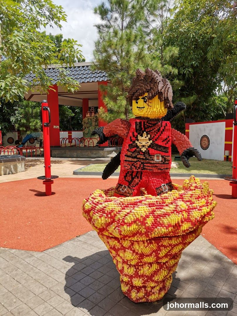 Lego Sculpture of Kai from Ninjago