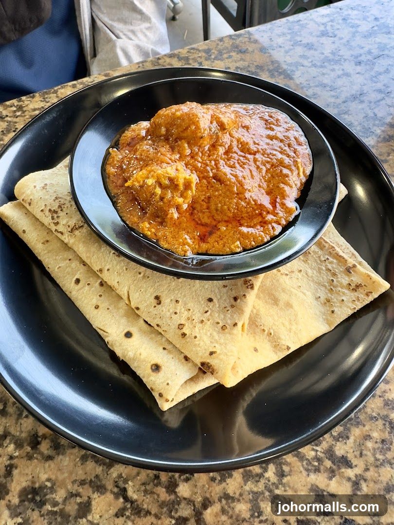 Indian Curry with Flatbread