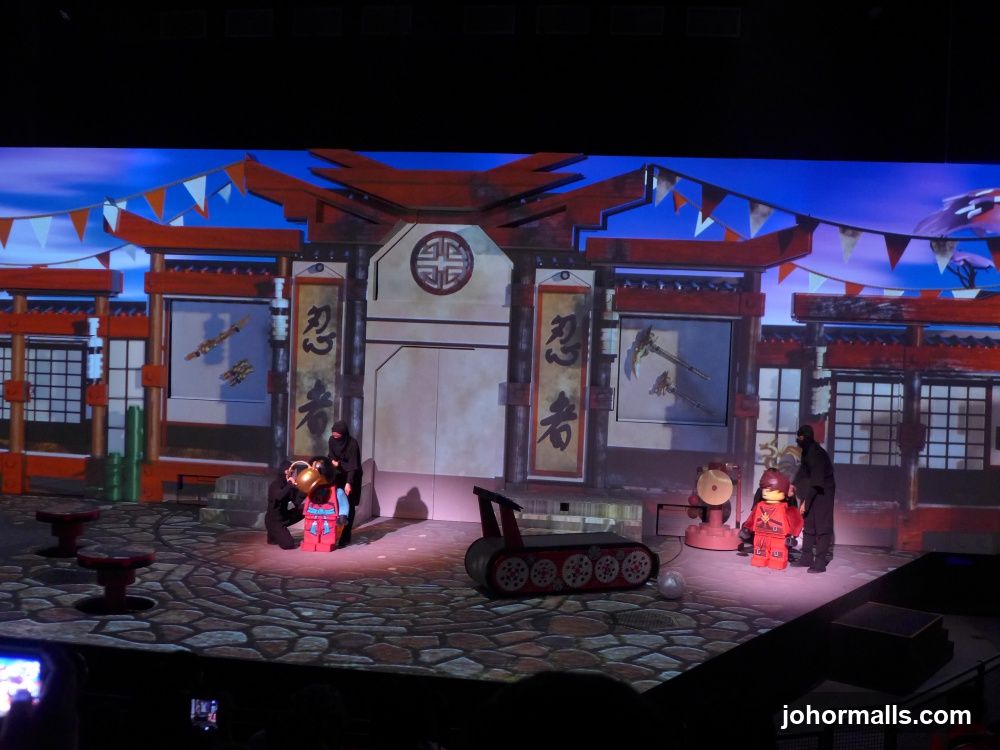 Stage Performance with Lego Characters