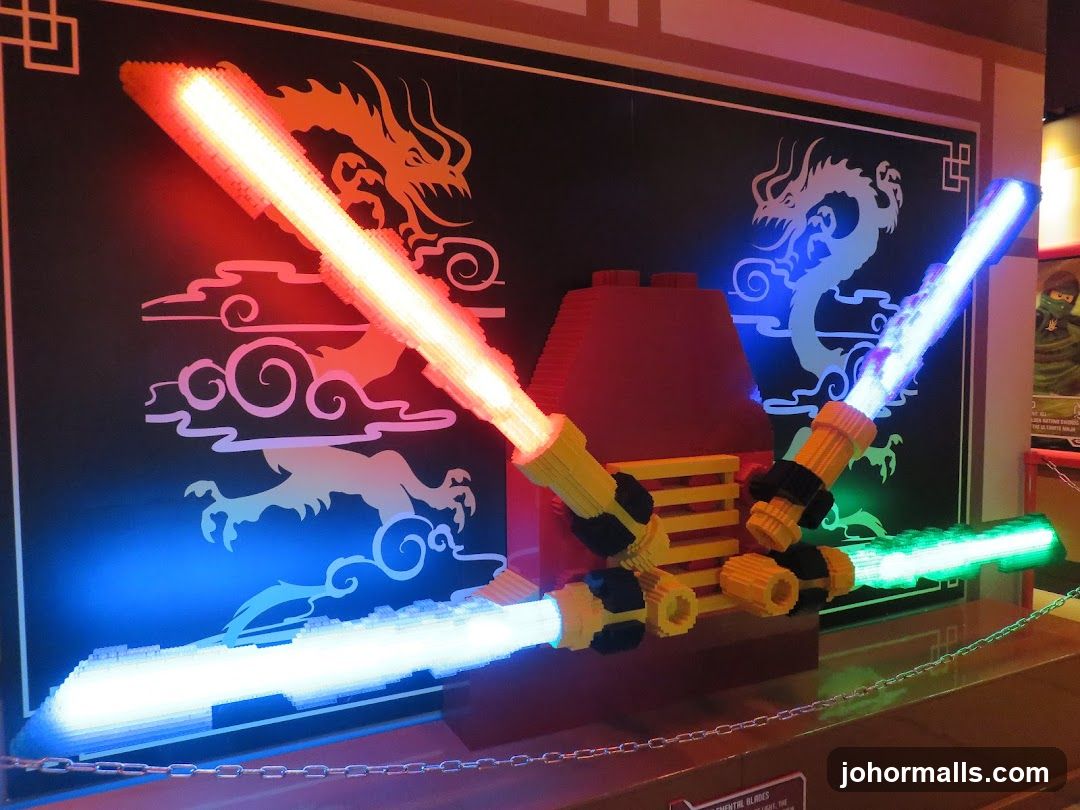 Lego Ninjago Elemental Blades Display