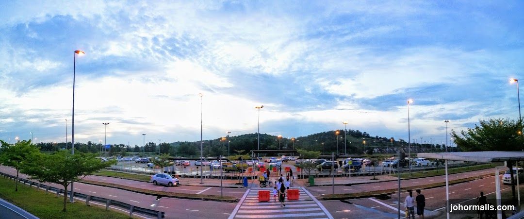 Parking Lot at Dusk