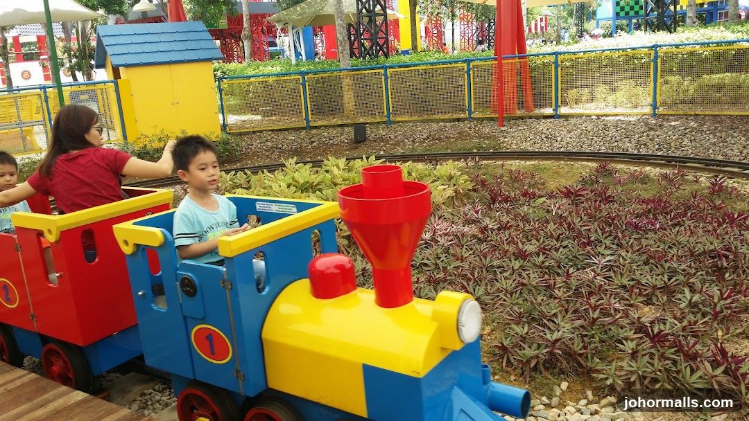 Children on a Toy Train Ride