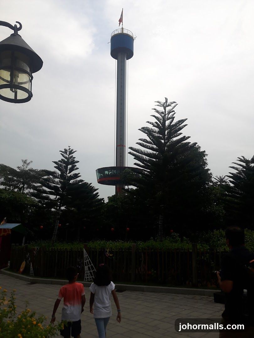 Observation Tower in an Amusement Park