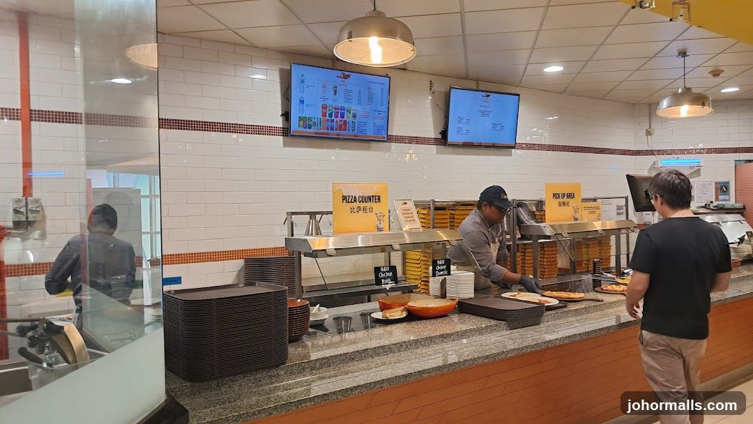 Pizza Counter and Pick Up Area
