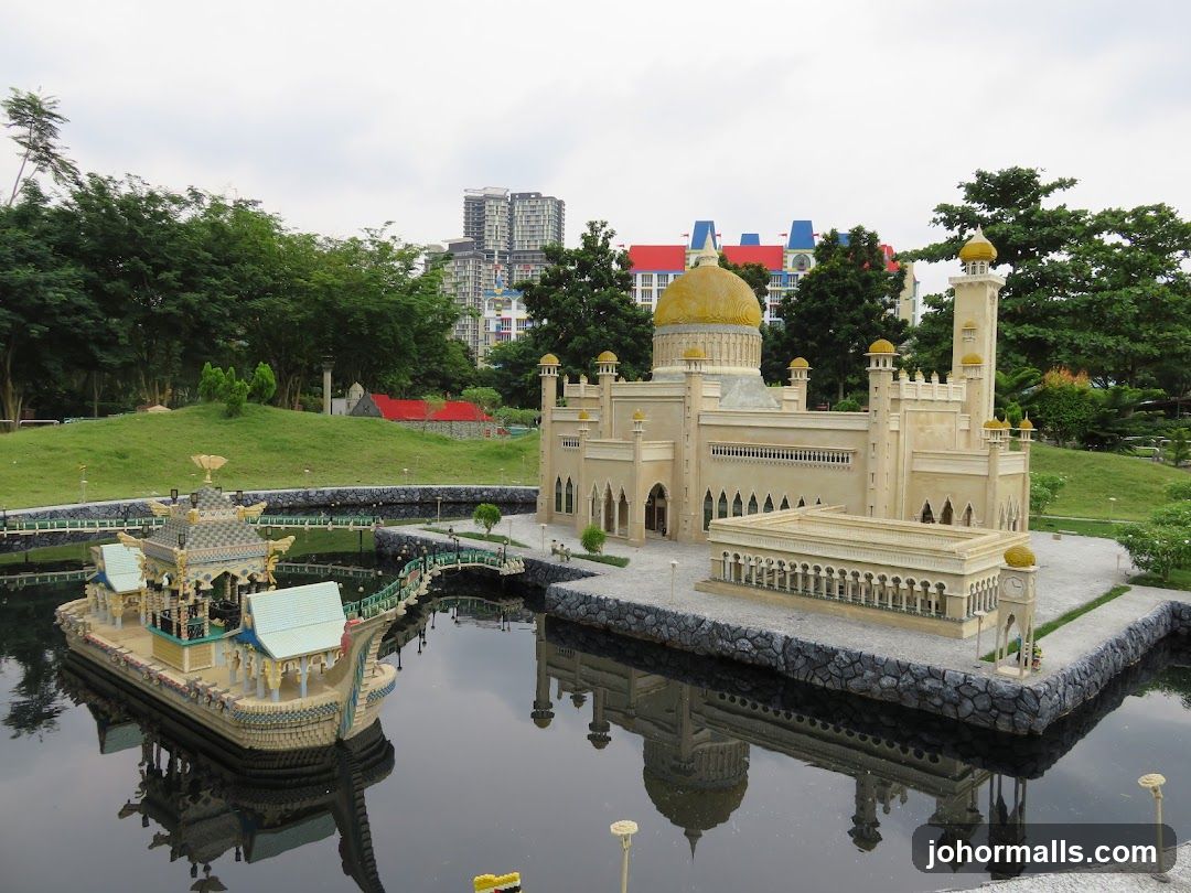 Miniature Mosque and Boat Display