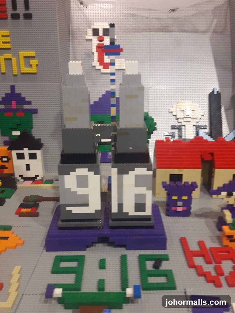 Lego Display with "916" Theme