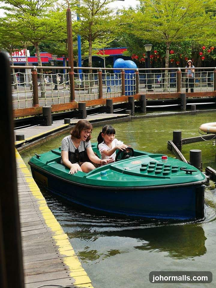 People in a boat ride