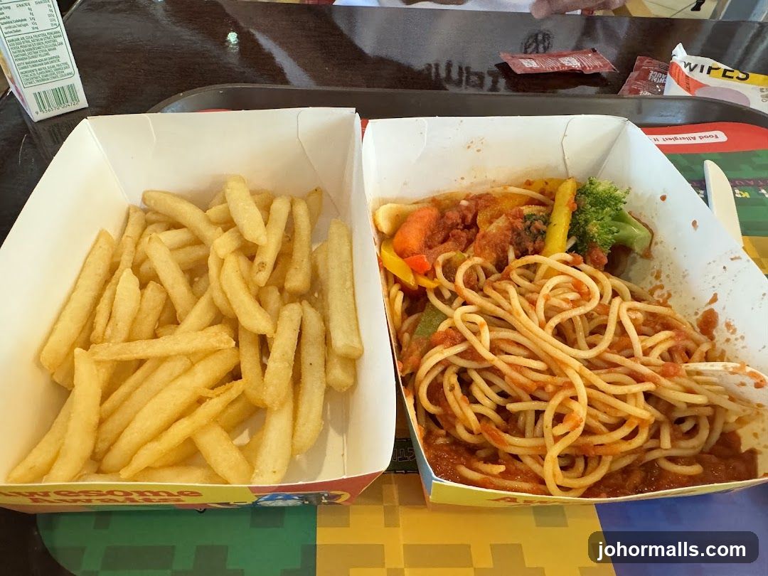 French Fries and Spaghetti