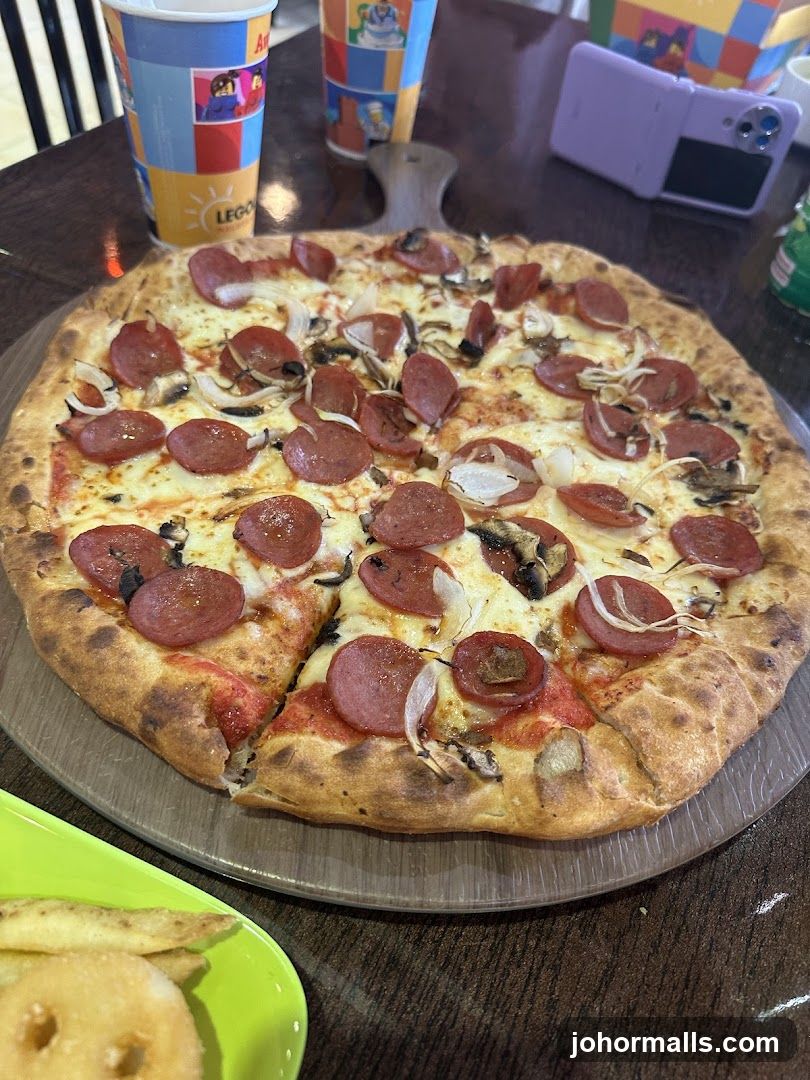 Pepperoni and Mushroom Pizza
