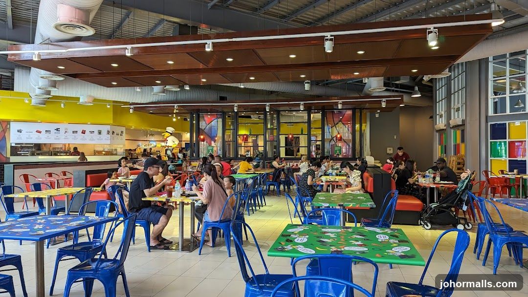 Indoor Dining Area with Colorful Decor