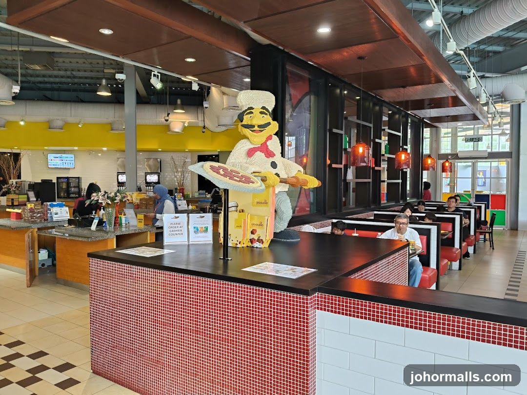 Restaurant Interior with Lego Chef