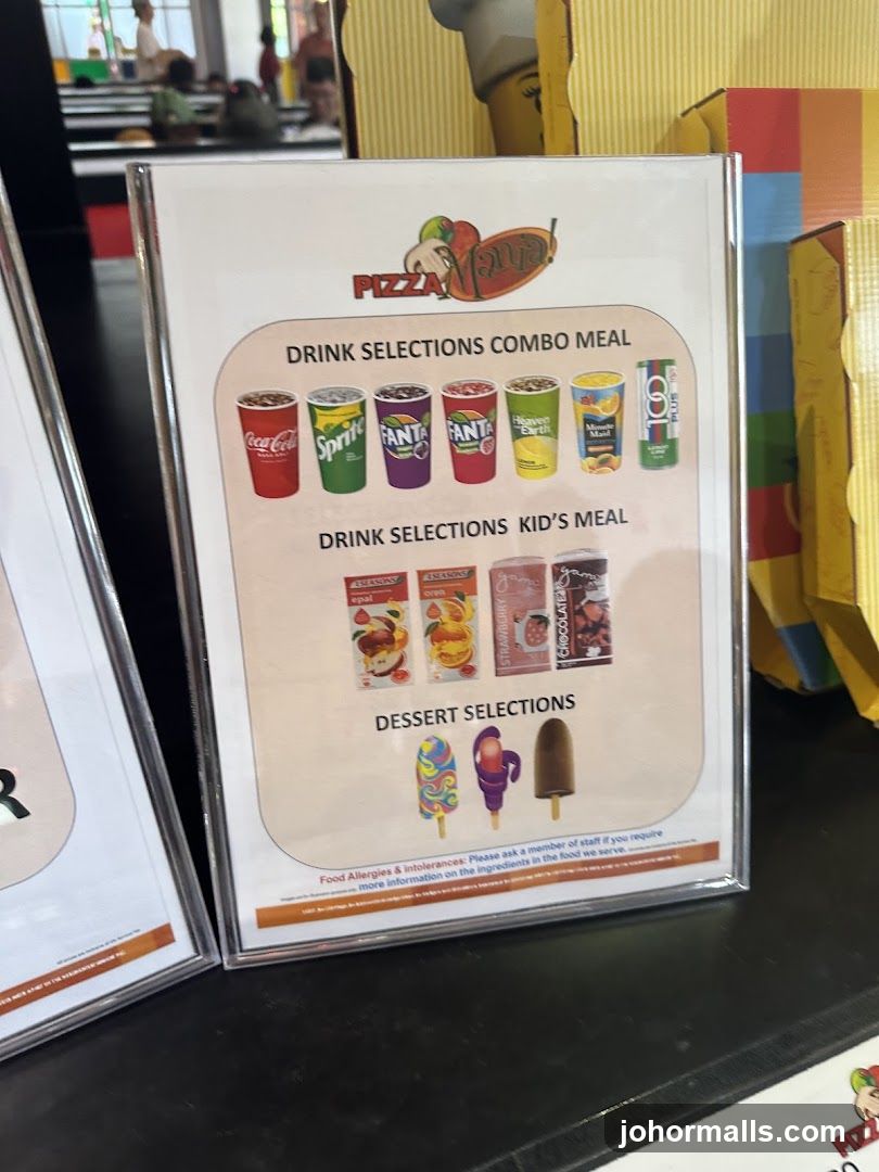 Pizza Mania Menu