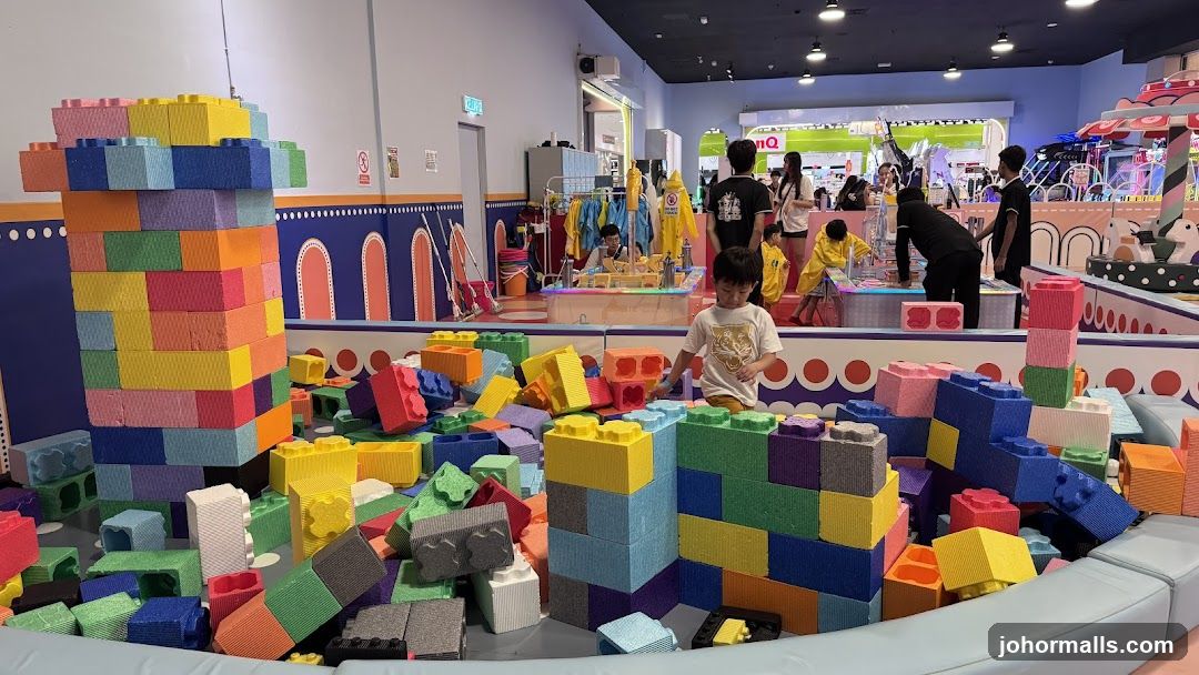 Children's Play Area with Large Building Blocks