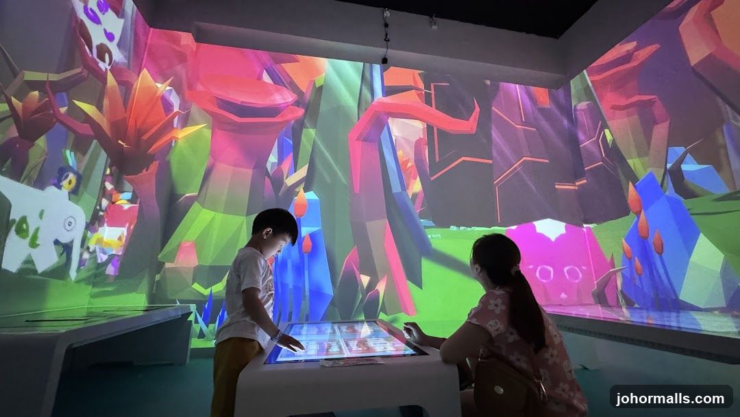 Interactive Digital Art Exhibit