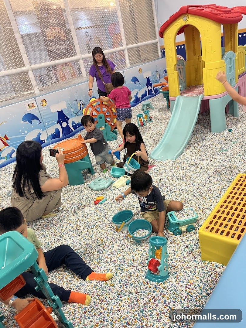 Children Playing in Ball Pit