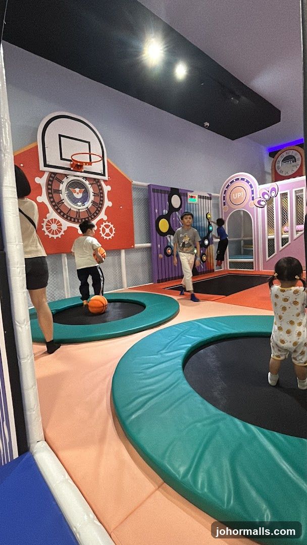 Indoor Playground with Trampolines