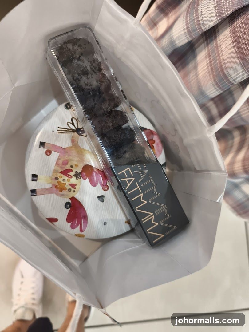 Sweets in a shopping bag