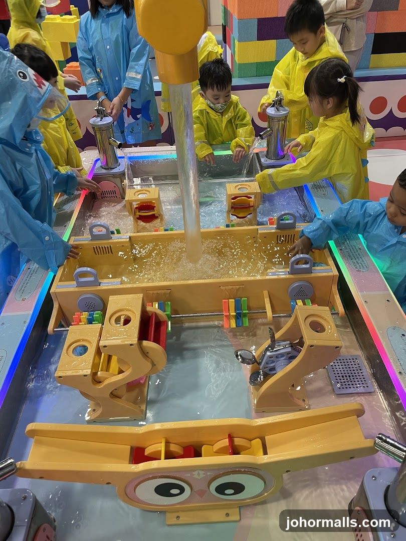 Children Playing at a Water Table