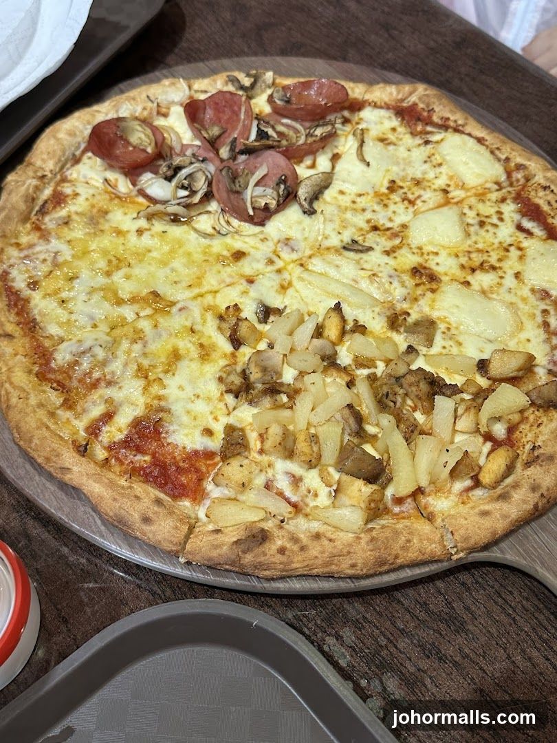 Four-Section Pizza