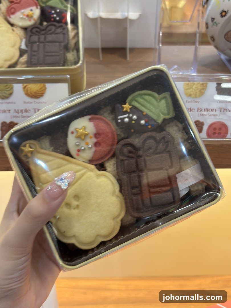 Christmas-themed cookies