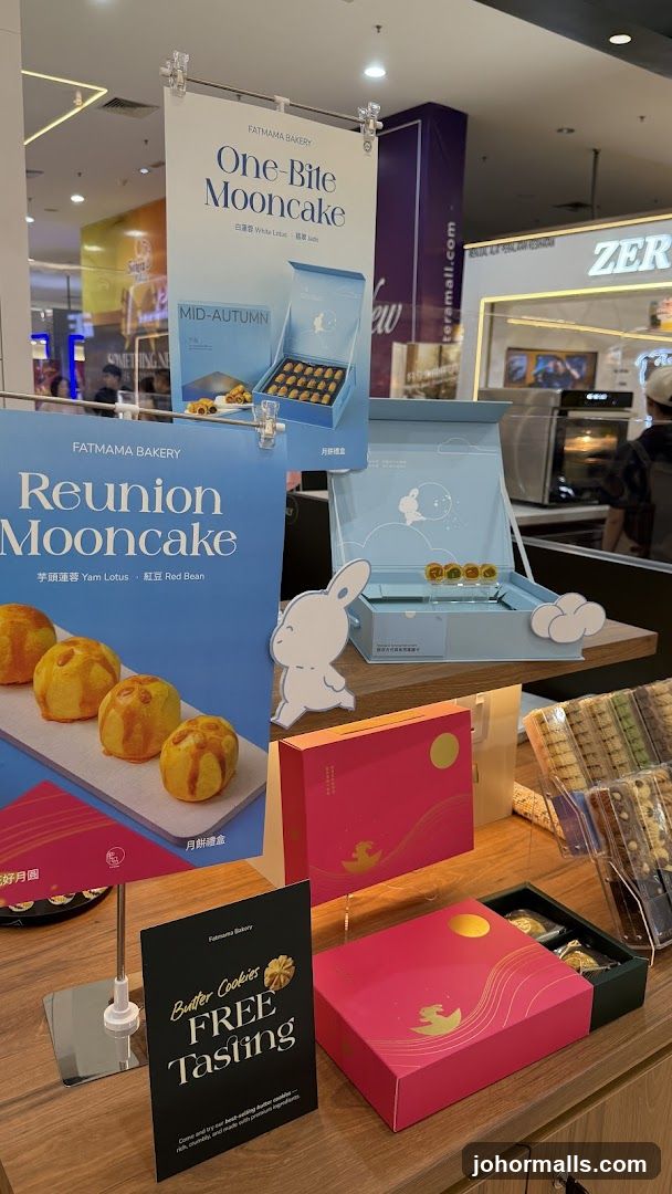 Fat Mama Bakery Mooncake Display