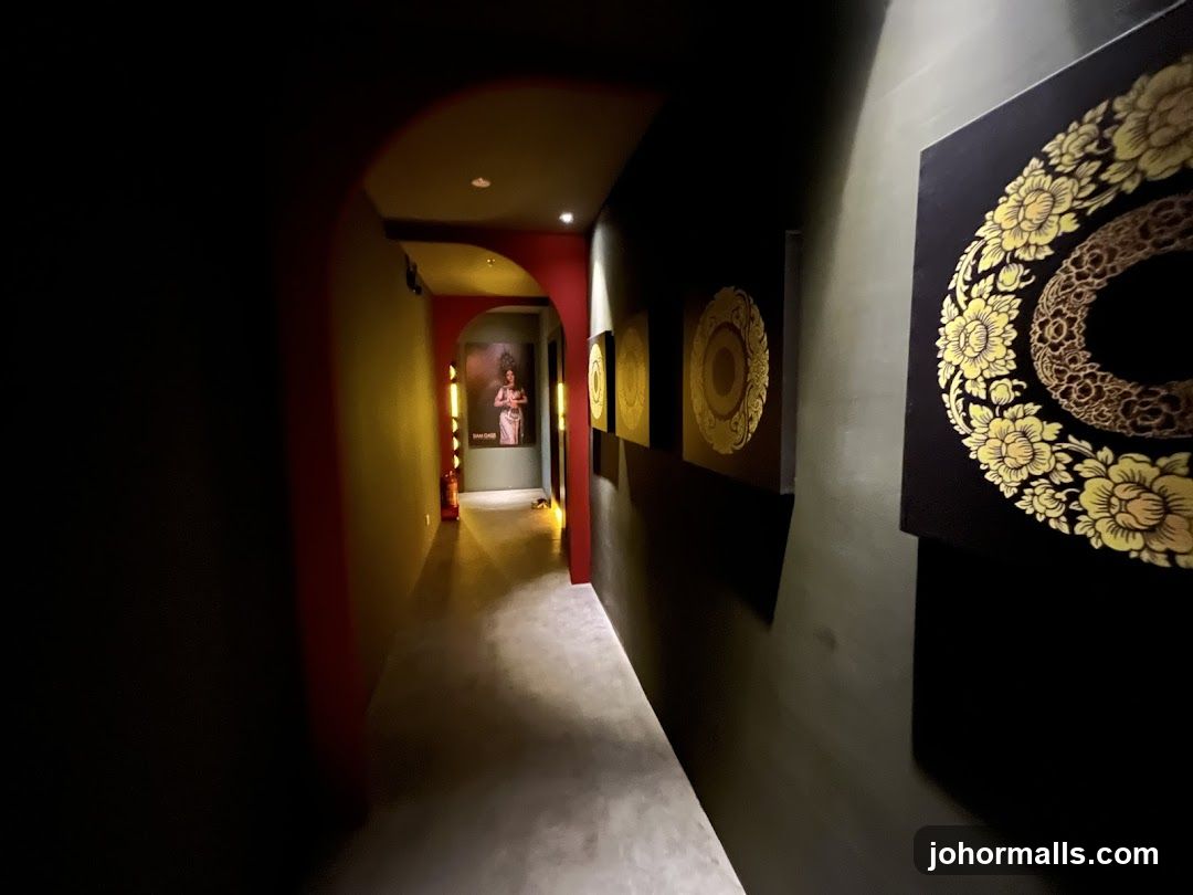 Hallway with Artwork