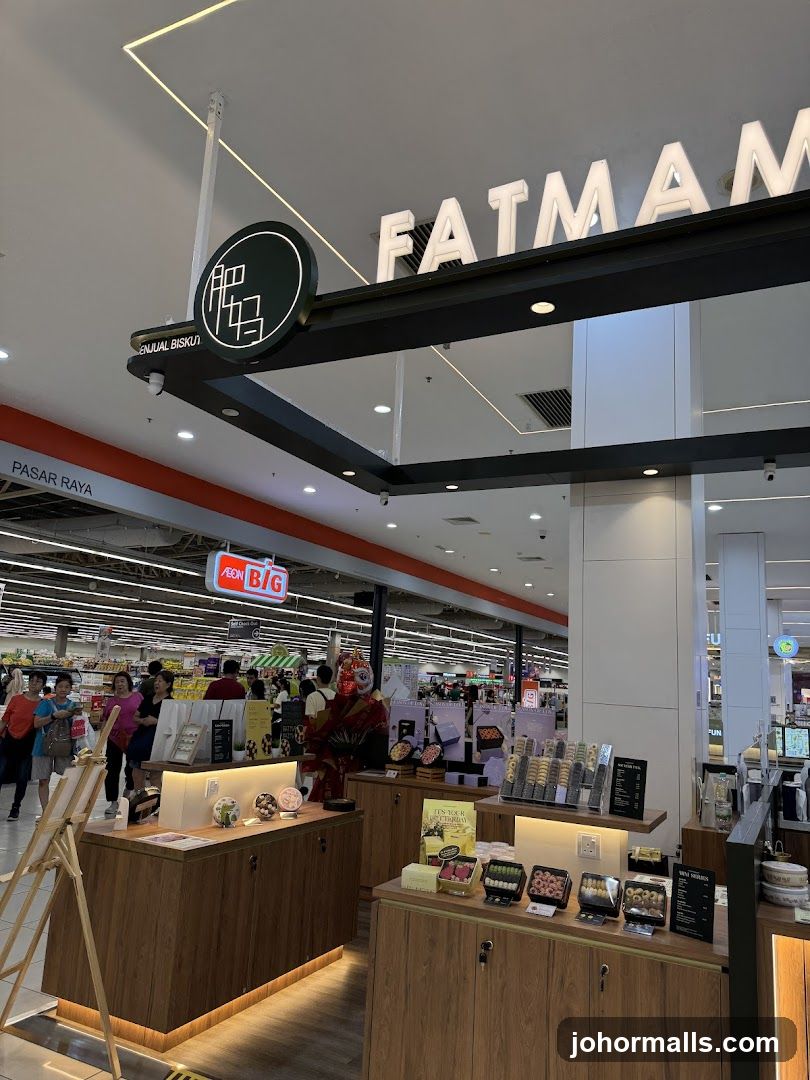 Dessert Stall in a Supermarket