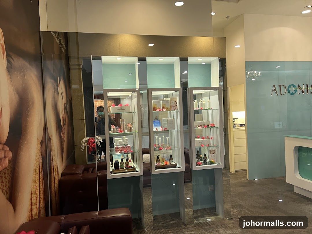 Spa Interior with Product Displays